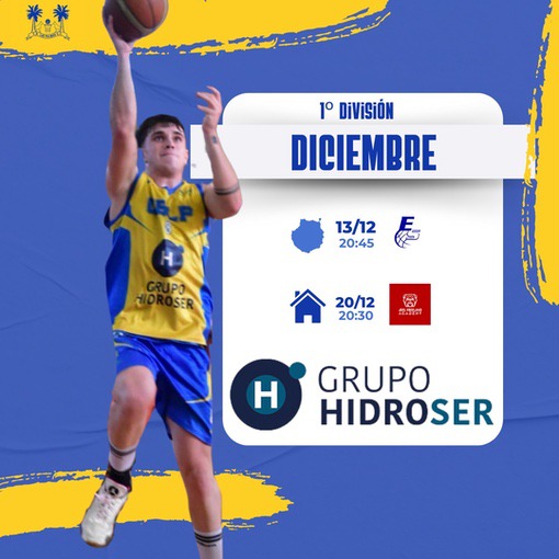 calendario-Diciembre-Grupo-Hidroser-CB-Las-Palmas-de-Gran-Canaria