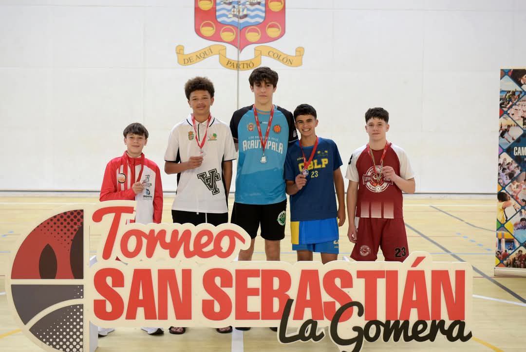 Quinteto-ideal-Fabian-Suarez-Infantil-masculino-CB-Las-Palmas-Torneo-La-Gomera