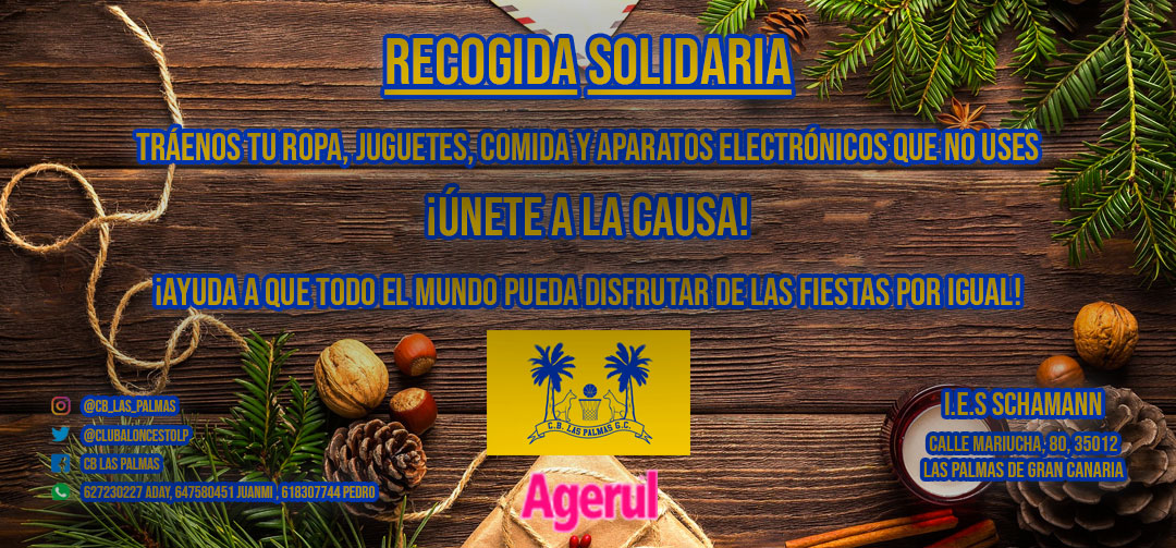 Recogida solidaria: ¡Tráenos tu ropa, juguetes, comida y aparatos electrónicos que no uses!