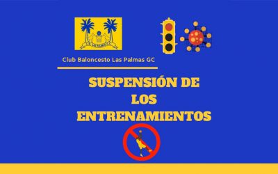 El Club Baloncesto Las Palmas suspende temporalmente los entrenamientos