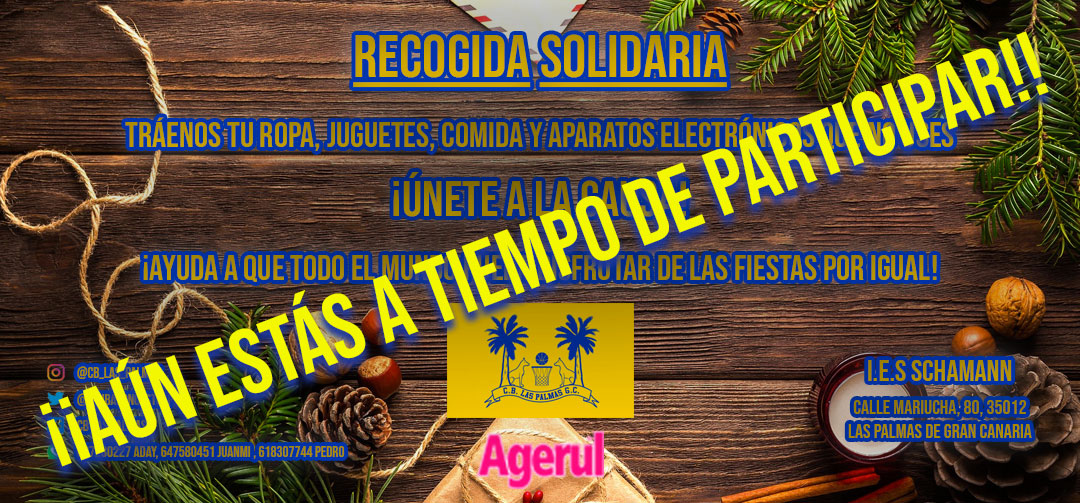 Últimos días de nuestra campaña solidaria