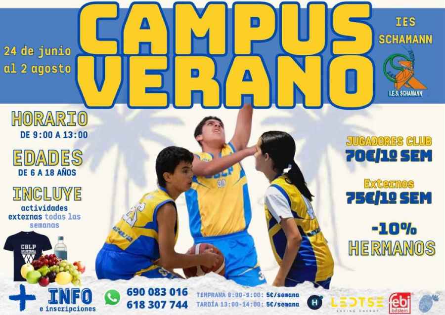 ¡Apúntate a nuestro Campus de Baloncesto!