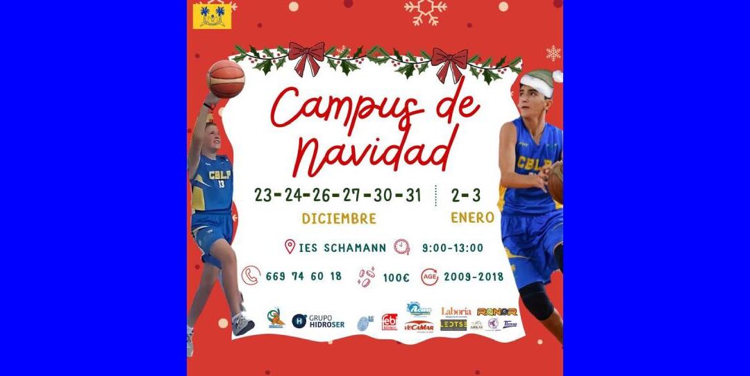 ¡Ven a disfrutar del baloncesto en Navidades con nosotros!