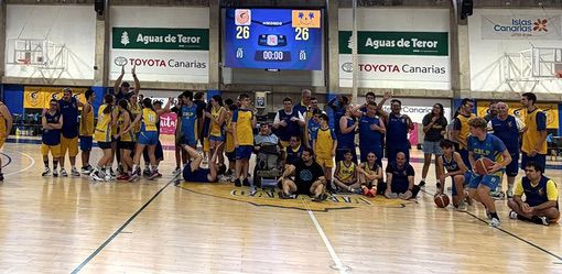 Encuentro Proyecto Suma del CB Gran Canaria y Precadete femenino CB Las Palmas de Gran Canaria