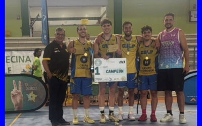Los Chachis, componentes del CB Las Palmas, campeones del Torneo 3×3 en Rosario